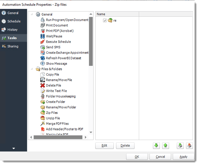 Power BI and SSRS. Automation Schedule Properties in PBRS.