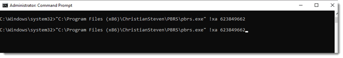 Power BI: Using Command Line Options in PBRS.