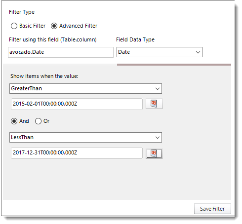 Power BI and SSRS Reports: Report Filters in PBRS.