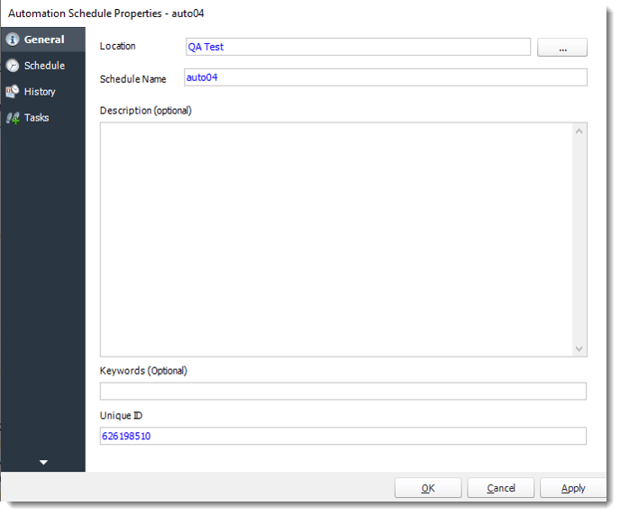 Power BI and SSRS. General Wizard in Automation Schedule Properties in PBRS.