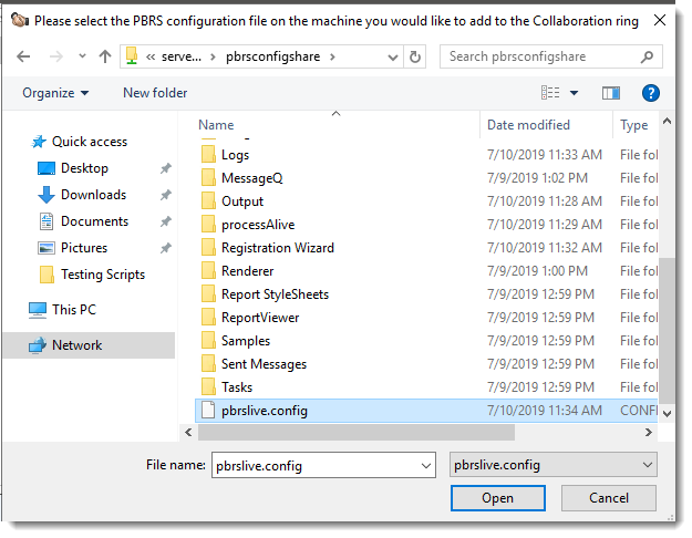 Power BI and SSRS Reports: Adding a Collaborator machine in PBRS.