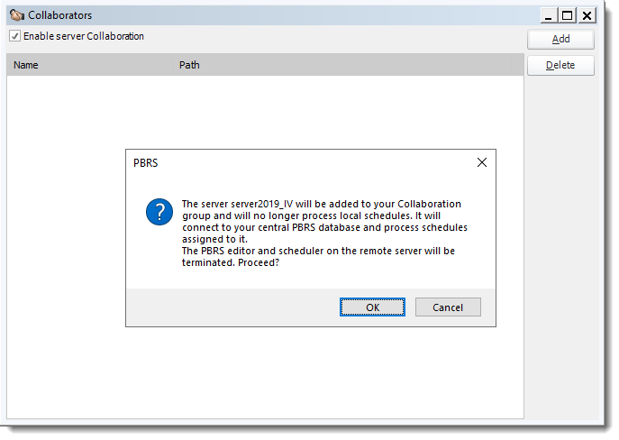 Power BI and SSRS Reports: Adding a Collaborator machine in PBRS.