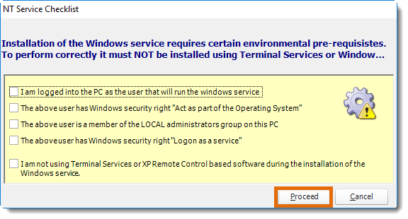 Crystal Reports: NT Service Checklist in Scheduler in Options in CRD.