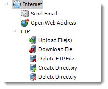 Crystal Reports: Internet tasks in CRD.