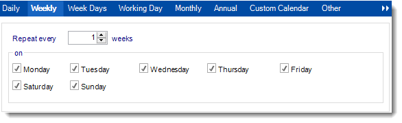 Crystal Reports: Schedule Wizard in Schedules in CRD.