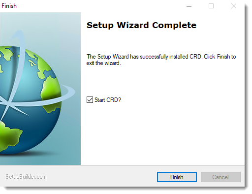 Crystal Reports: Welcome to CRD Setup Wizard.
