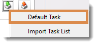 Default Task context menu