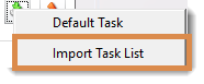 import task list