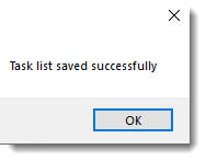 task list default