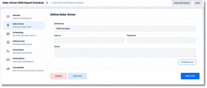 Data-Driven SSRS Configuration Wizard