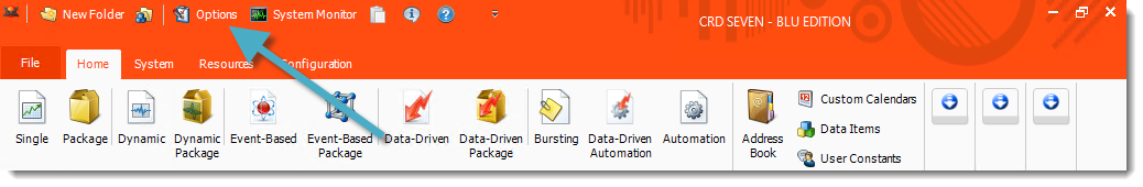 How do I setup User Defaults in CRD?