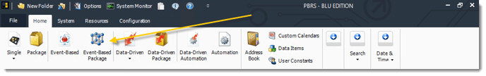 Power BI and SSRS. Event Based Packages in PBRS.