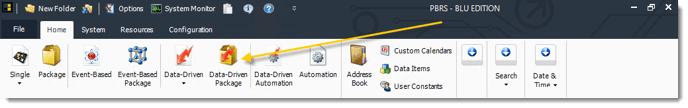 Power BI and SSRS. Data Driven Package in PBRS.