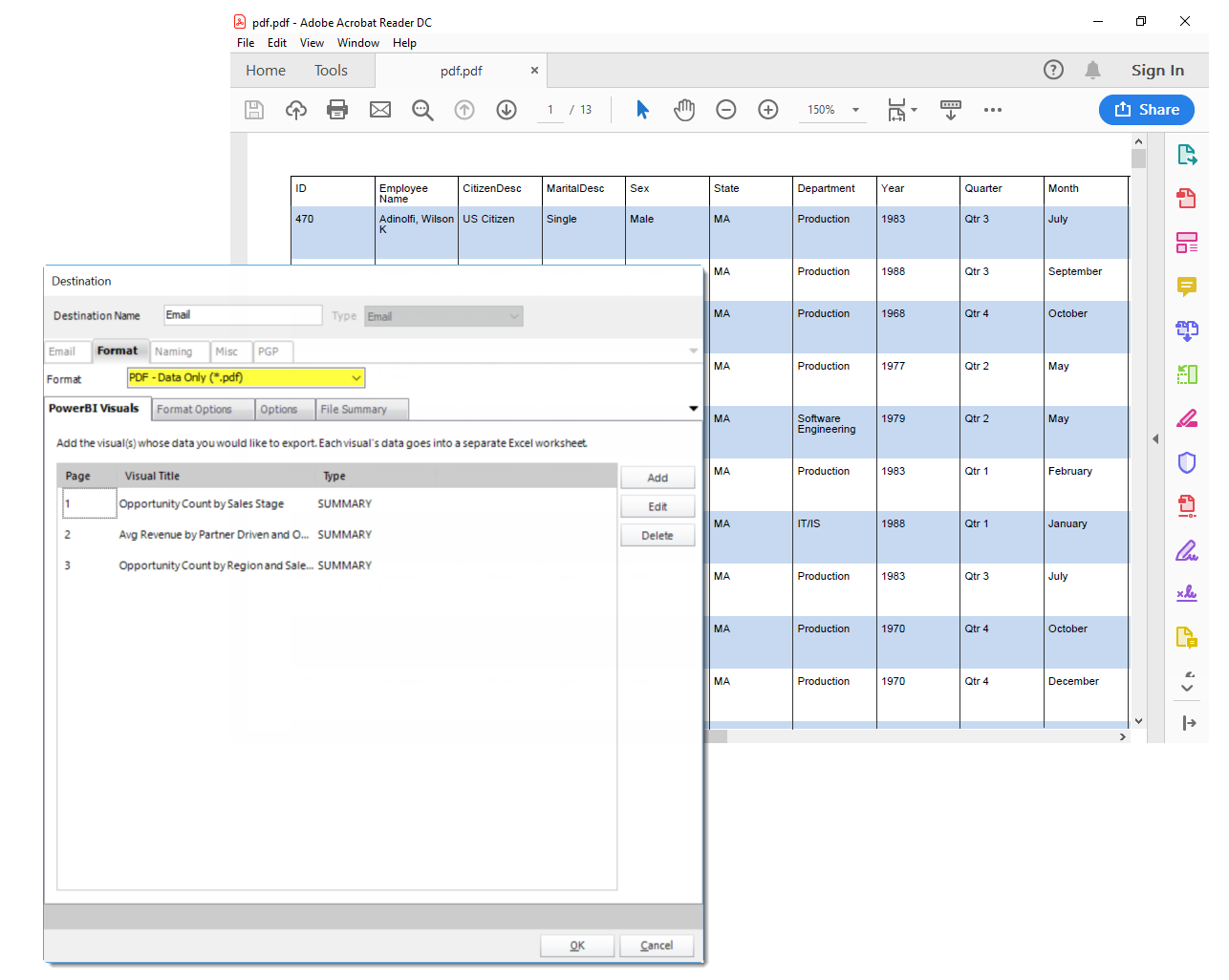 How To Export A Power BI Report To PDF With All Data