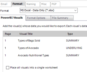 Add Power BI Visuals