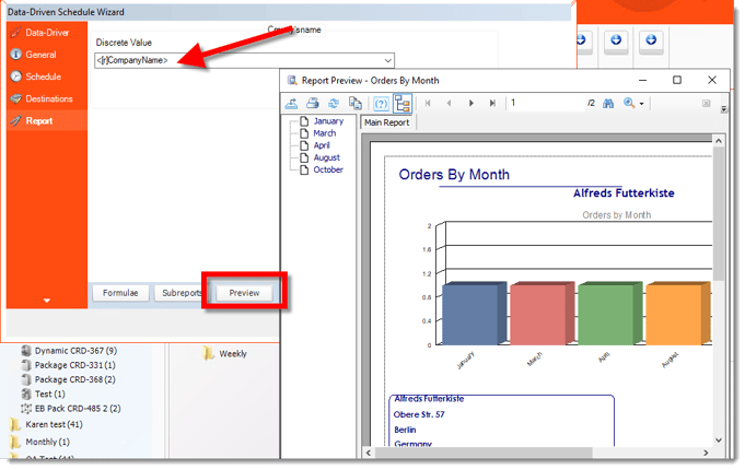 Preview Data-Driven single