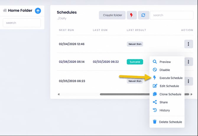 Schedule Management Dashboard