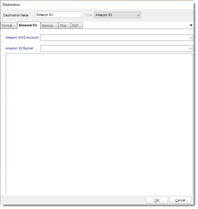 Crystal Report: Amazon S3 Destination in CRD.