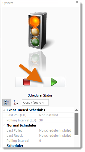 Crystal Reports: Setting up Backup Scheduler Server.