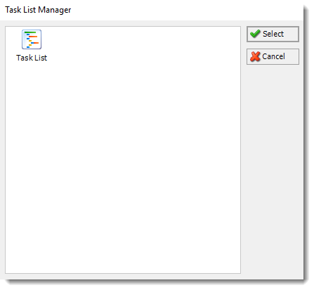 Crystal Reports: Task List Manager in CRD.