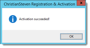 Activation Succeeded in IFBI