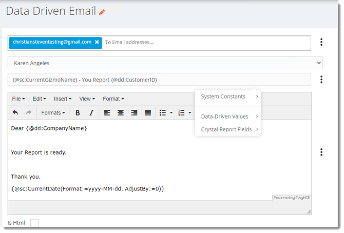 KPI's and Dashboards: Creating Data-Driven Gizmos in IntelliFront BI.