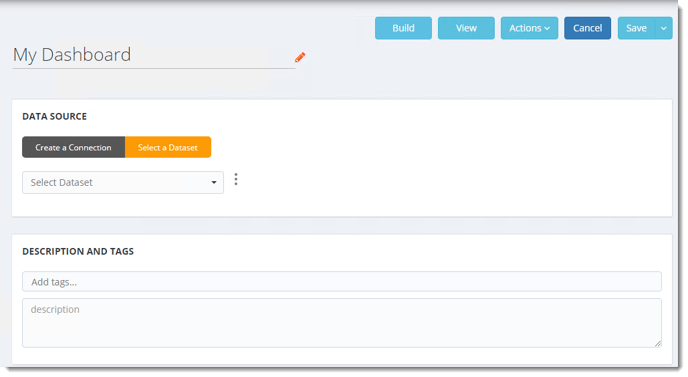 Creating a Dashboard in IFBI