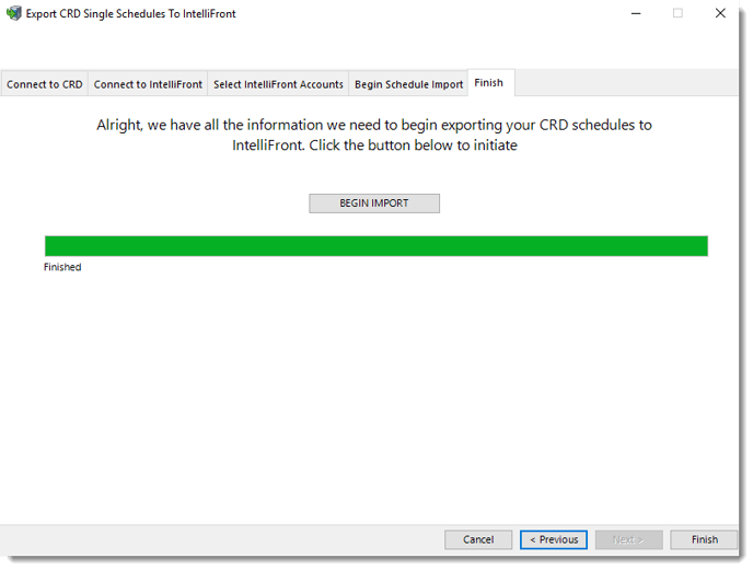 Crystal Reports: CRD to IFBI application.