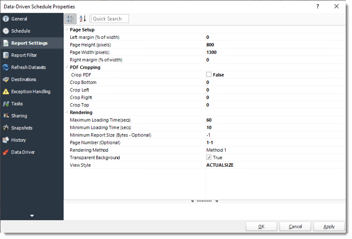 Power BI and SSRS. Data Driven Schedule Properties in PBRS