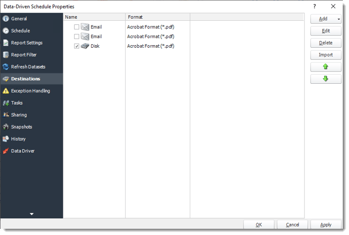 Power BI and SSRS. Data Driven Schedule Properties in PBRS