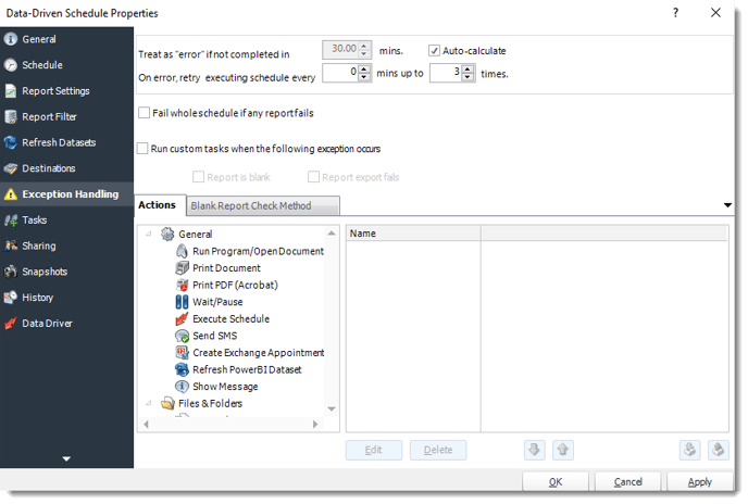 Power BI and SSRS. Data Driven Schedule Properties in PBRS
