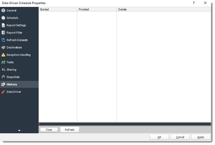 Power BI and SSRS. Data Driven Schedule Properties in PBRS