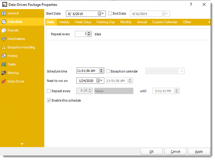 Power BI and SSRS. Data Driven Package Properties in PBRS.