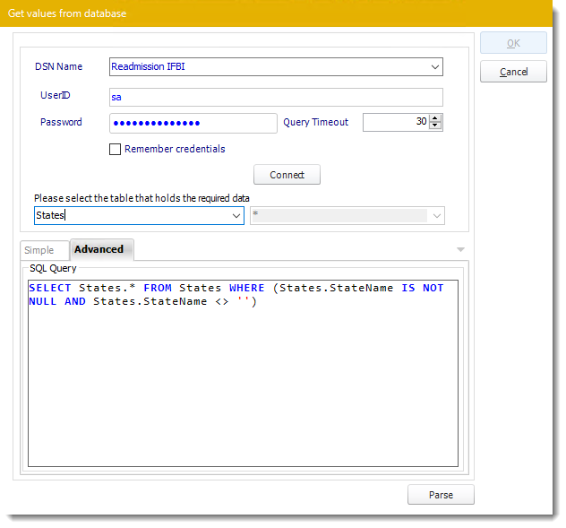 Power BI and SSRS Reports: Get Values from database in PBRS.