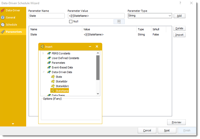 Power BI and SSRS Reports: Parameter Wizard in Data-Driven Paginated Reports in PBRS.