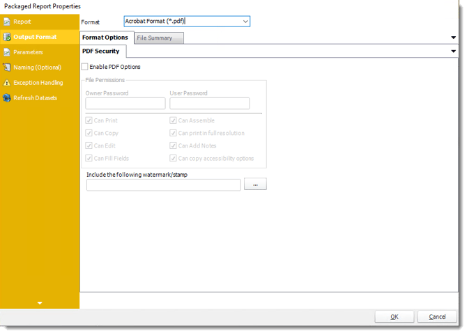Power BI and SSRS: Packaged Report Properties Wizard in PBRS.