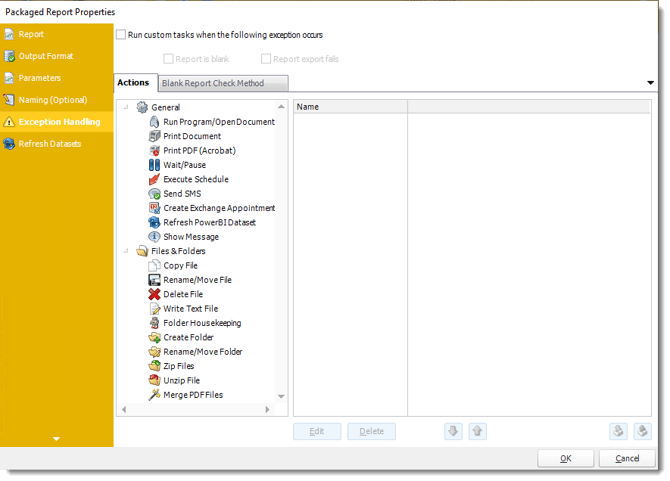 Power BI and SSRS: Packaged Report Properties Wizard in PBRS.