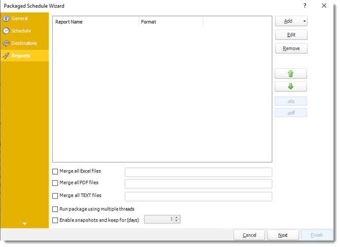 Power BI and SSRS Reports: Reports Wizard in Package in PBRS.
