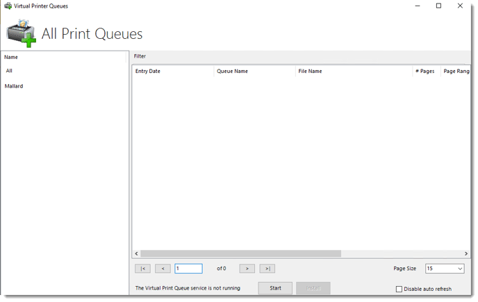 Power BI and SSRS Reports: Virtual Printer Queues in PBRS.