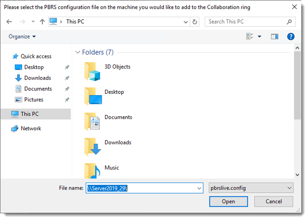Power BI and SSRS Reports: Adding a Collaborator machine in PBRS.