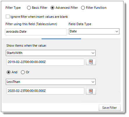 Power BI and SSRS. Report Filters Wizard of Single Report Schedule in PBRS.