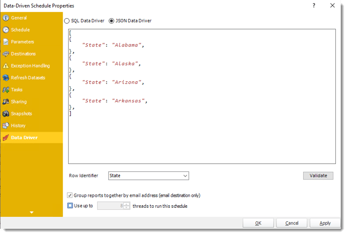 Power BI and SSRS. Data Driven Package Properties in PBRS.