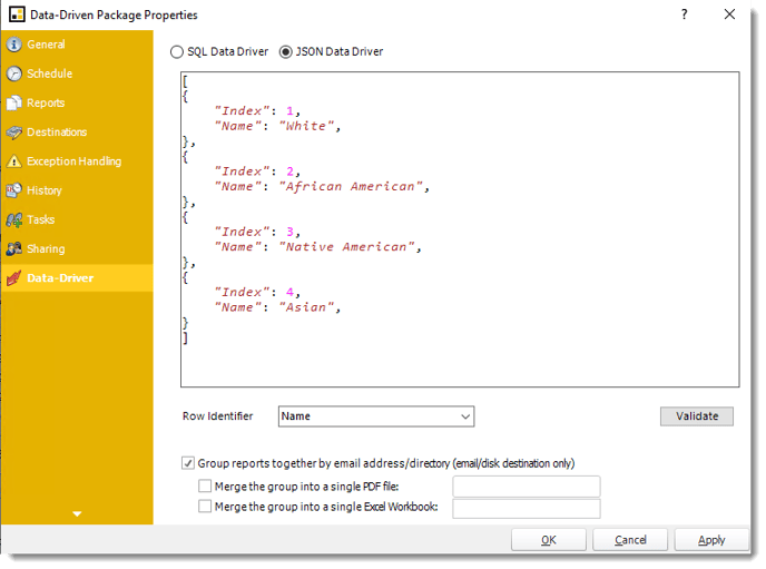 Power BI and SSRS. Data Driven Package Properties in PBRS.