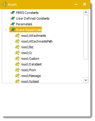 Power BI and SSRS. Event Based Data Insert Menu in PBRS.