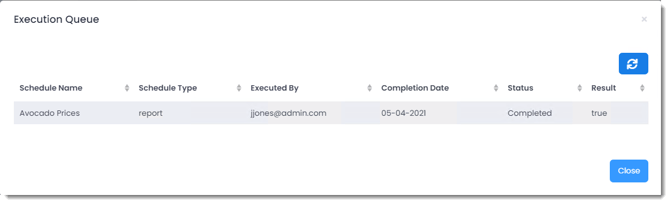 Power BI and SSRS: Schedules section in PBRS Web Application.