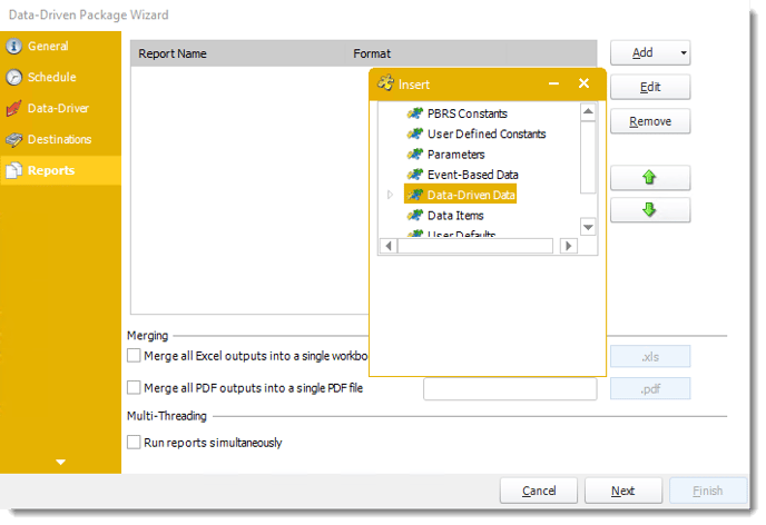Power BI and SSRS. Reports Wizard in Data Driven Package in PBRS.