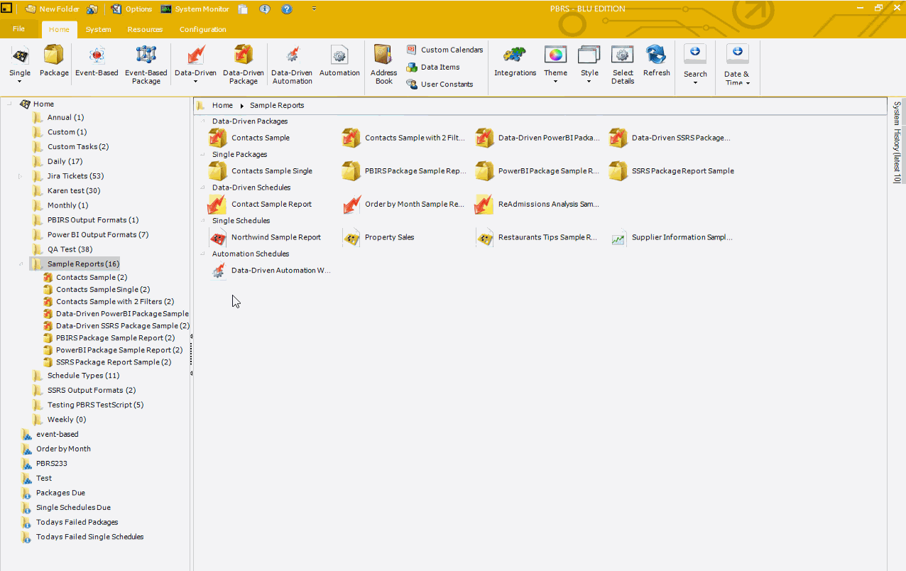 Sharing Power BI and SSRS Accounts in PBRS.
