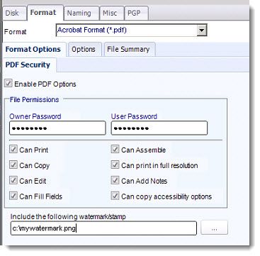 SSRS Passwrod Protected PDF | PBRS