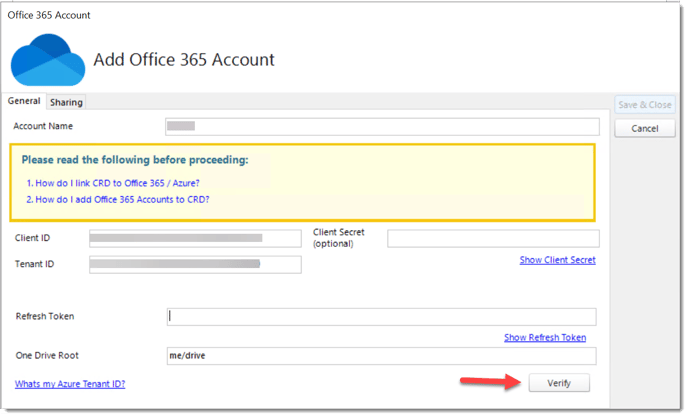 crd office 365