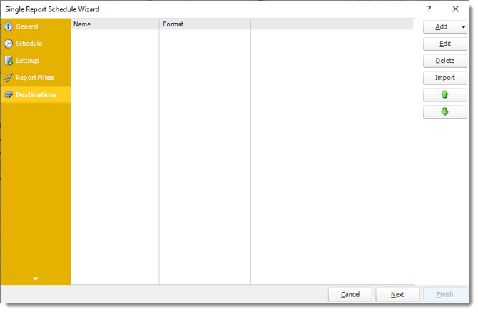 Power BI and SSRS Reports: Destination Wizard in PBRS.